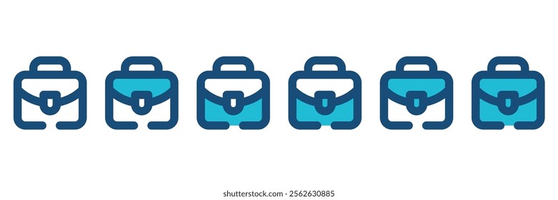 Briefcase icon. Vector illustration element