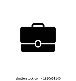 Briefcase icon, vector illustration. Flat design style