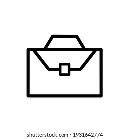 Briefcase icon, vector illustration. Flat design style. vector briefcase icon illustration isolated on white background, briefcase icon Eps10. briefcase icons graphic design vector symbols.