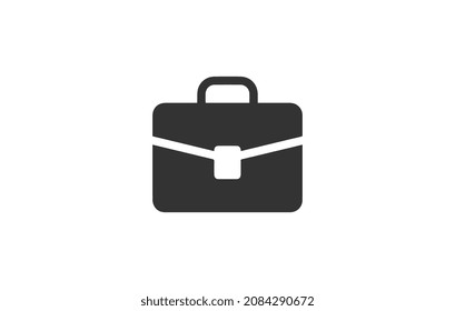 Briefcase icon, vector illustration. Flat design style