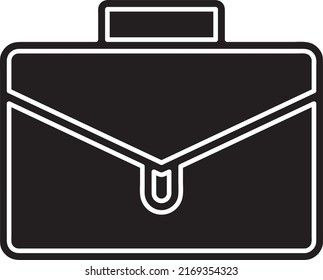 Briefcase icon, vector illustration. Flat design style,.eps
