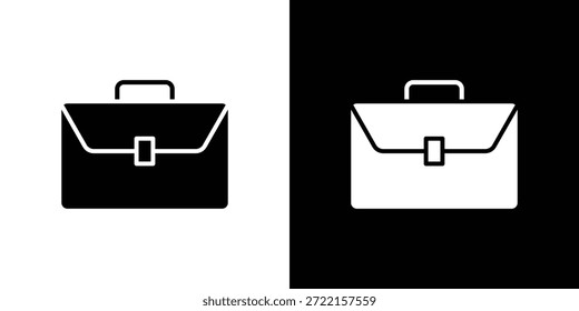 Ilustración vectorial de iconos de maletín - iconos vectoriales de estilo negro de alta calidad