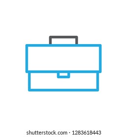 Briefcase Icon Vector Illustration in Line Style for Any Purpose