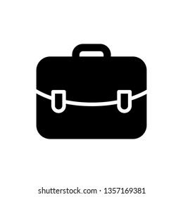 Briefcase Icon Vector Illustration Logo Template