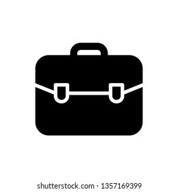 Briefcase Icon Vector Illustration Logo Template