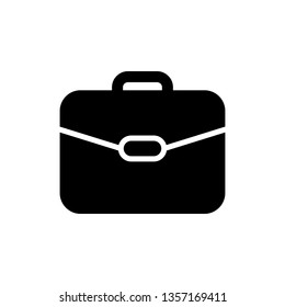 Briefcase Icon Vector Illustration Logo Template