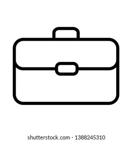 Briefcase Icon Vector Illustration Logo Template
