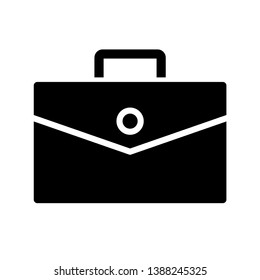 Briefcase Icon Vector Illustration Logo Template