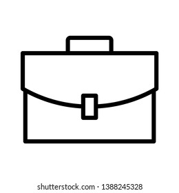 Briefcase Icon Vector Illustration Logo Template