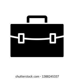 Briefcase Icon Vector Illustration Logo Template
