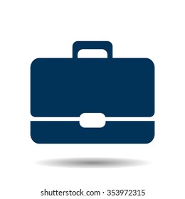 Briefcase icon, vector illustration. Modern design. Flat design style