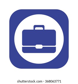 Briefcase icon, vector illustration. Modern design. Flat design style