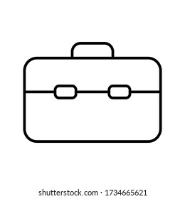 Briefkasten-Symbol, Vektorgrafik. auf weißem Hintergrund