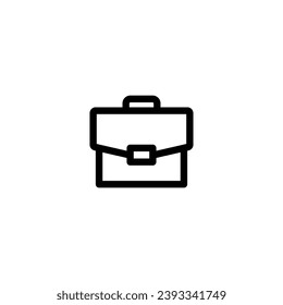 Ilustración del vector de icono de maletín. icono de esquema para aplicaciones web, ui y móviles