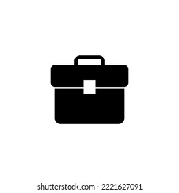 Briefcase icon vector illustration. suitcase sign and symbol. luggage symbol.