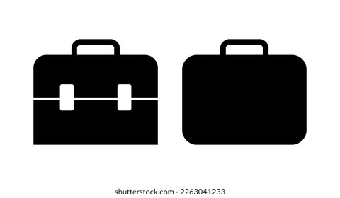 Briefcase icon vector illustration. suitcase sign and symbol. luggage symbol.