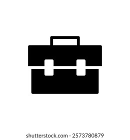 Briefcase icon vector illustration. suitcase sign and symbol. luggage symbol.