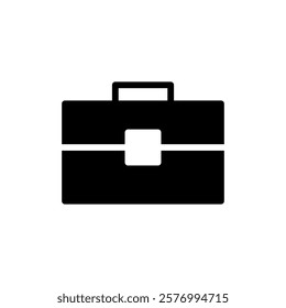 Briefcase icon vector illustration. suitcase sign and symbol. luggage symbol.