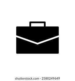 Briefcase icon vector illustration. suitcase sign and symbol. luggage symbol.