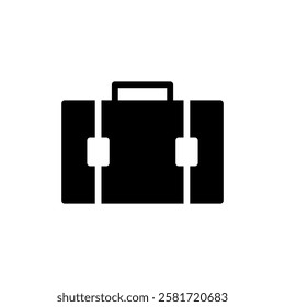 Briefcase icon vector illustration. suitcase sign and symbol. luggage symbol.