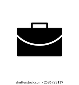 Briefcase icon vector illustration. suitcase sign and symbol. luggage symbol.