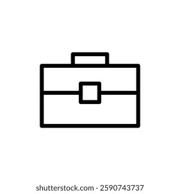 Briefcase icon vector illustration. suitcase sign and symbol. luggage symbol.