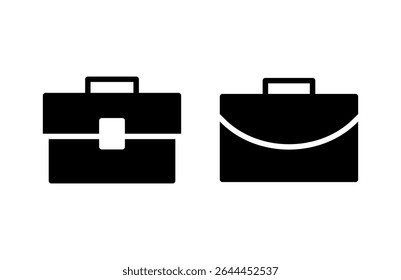 ícone de porta-arquivos ilustração vetorial. sinal de mala e símbolo. símbolo de bagagem.
