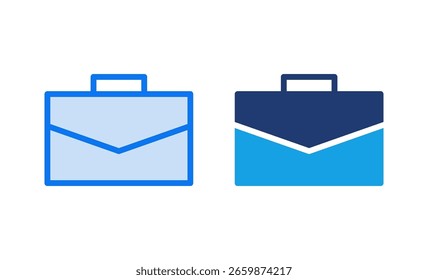 Briefcase icon vector illustration. suitcase sign and symbol. luggage symbol.