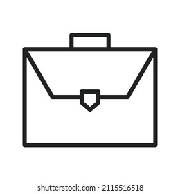 Briefcase icon vector image. Can also be used for Project Management. Suitable for mobile apps, web apps and print media.