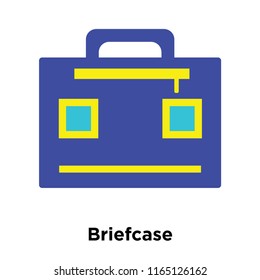 Briefcase icon vector isolated on white background, Briefcase transparent sign , colorful equipment symbols