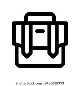 briefcase icon. vector line icon for your website, mobile, presentation, and logo design.