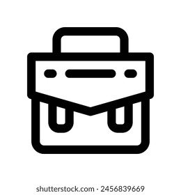 briefcase icon. vector line icon for your website, mobile, presentation, and logo design.