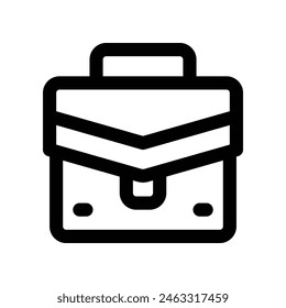 briefcase icon. vector line icon for your website, mobile, presentation, and logo design.