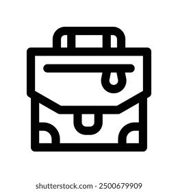 briefcase icon. vector line icon for your website, mobile, presentation, and logo design.