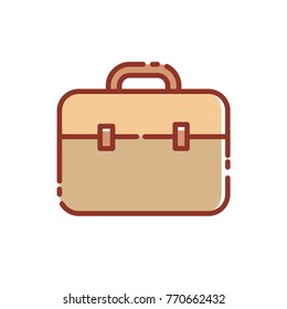 briefcase icon vector modern style design
