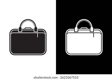 Vetor de ícone de porta-arquivos no plano de fundo branco, Ilustração de arte vetorial no plano de fundo branco.