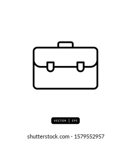 Briefcase Icon Vector - Sign or Symbol