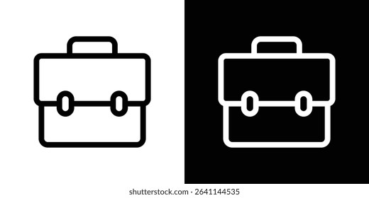 Briefcase icon vector simple element illustration editable