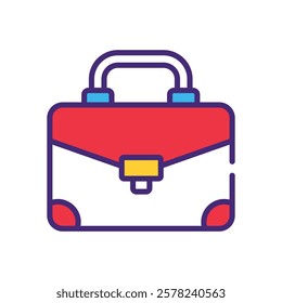 Briefcase icon vector stock illustration