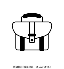 Briefcase icon vector stock illustration
