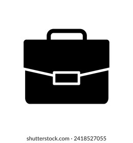 Briefkasten-Symbol-Vektorgrafik. Koffersymbol. Gepäcksymbol.