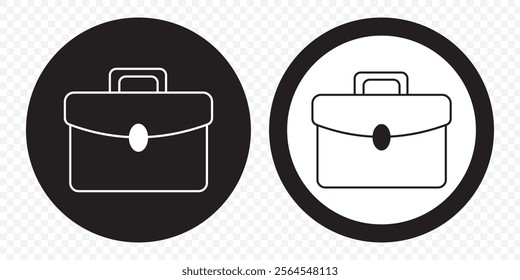 Briefcase icon vector. suitcase icon. luggage symbol. eps 10.