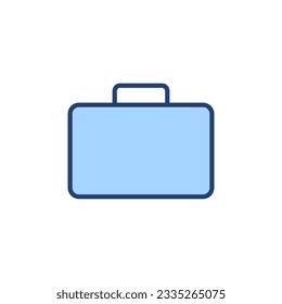 Vector de icono de maletín. símbolo y signo de maleta. símbolo del equipaje.