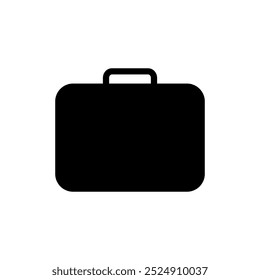 Briefcase icon vector. suitcase sign and symbol. luggage symbol.