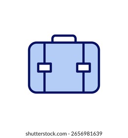 Icono de la maleta. Vector de la maleta.