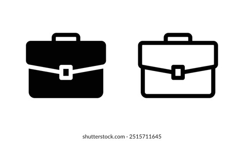 Icono del maletín. Vector del maletín