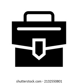 Briefcase Icon Vector Symbol Design Illustration
