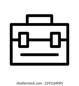 Briefcase Icon Vector Symbol Design Illustration