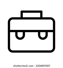 Briefcase Icon Vector Symbol Design Illustration