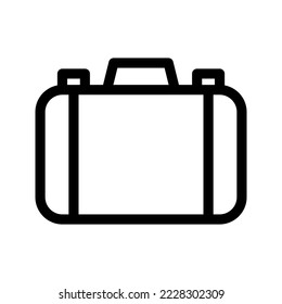 Briefcase Icon Vector Symbol Design Illustration